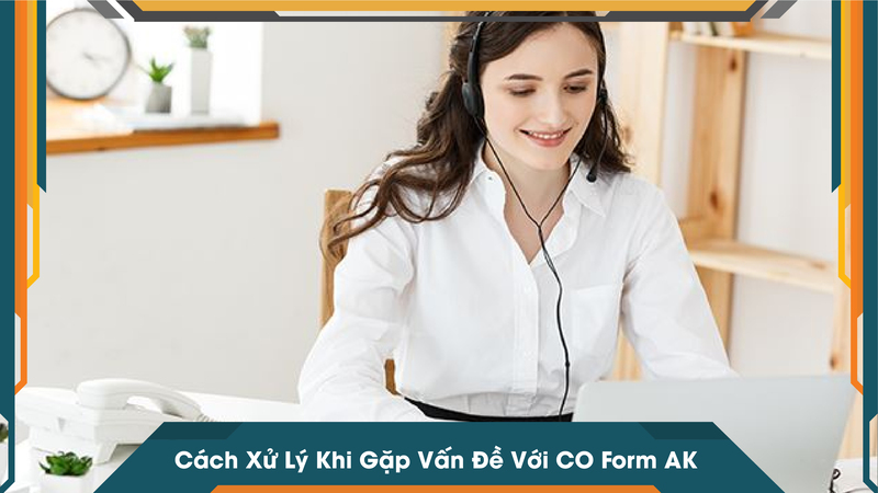 Cách Xử Lý Khi Gặp Vấn Đề Với CO Form AK