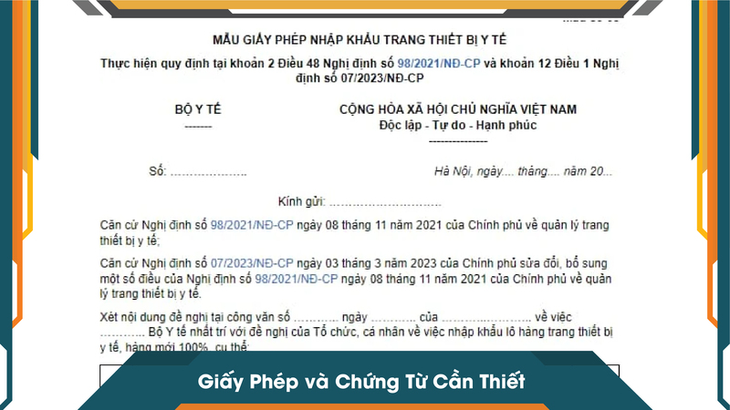 Giấy Phép và Chứng Từ Cần Thiết
