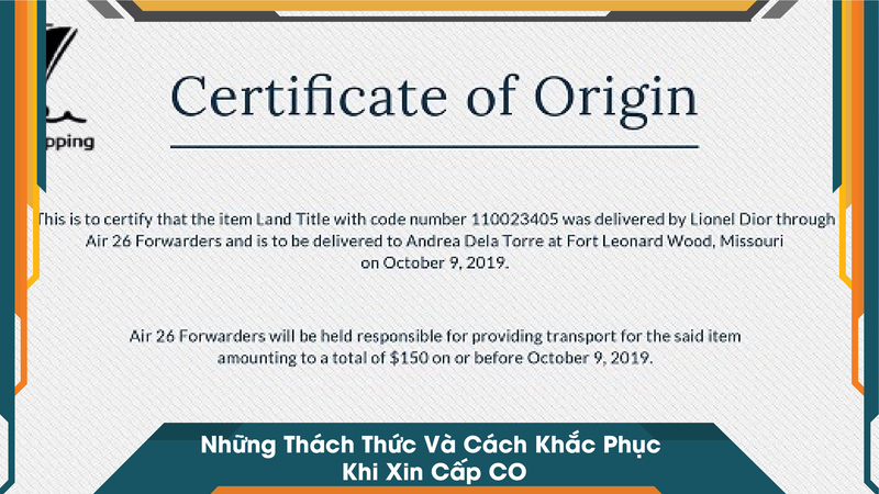 Những Thách Thức Và Cách Khắc Phục Khi Xin Cấp CO