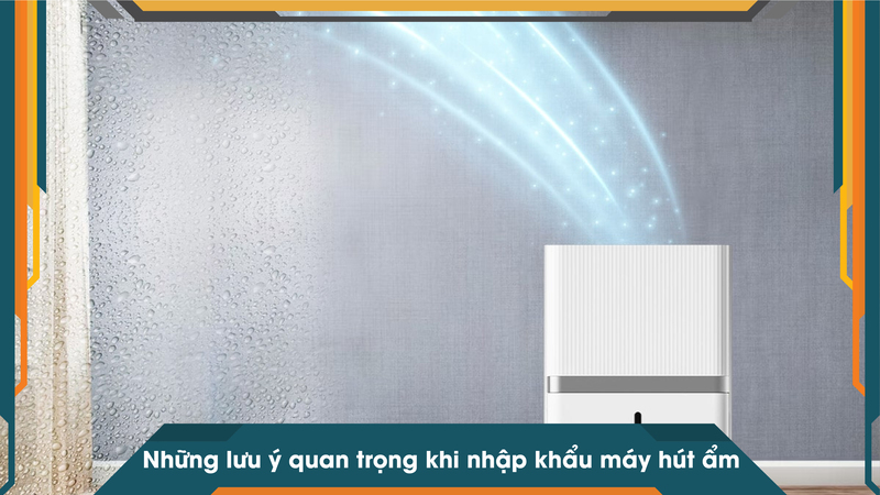 Những lưu ý quan trọng khi nhập khẩu máy hút ẩm