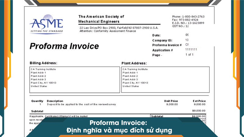 Proforma Invoice: Định nghĩa và mục đích sử dụng