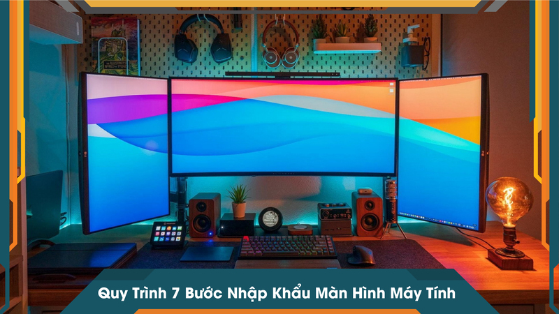 Quy Trình 7 Bước Nhập Khẩu Màn Hình Máy Tính