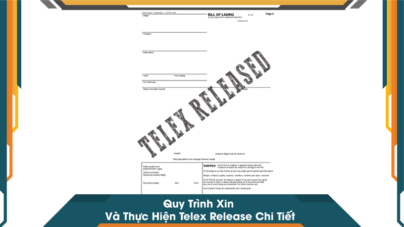Quy Trình Xin Và Thực Hiện Telex Release Chi Tiết